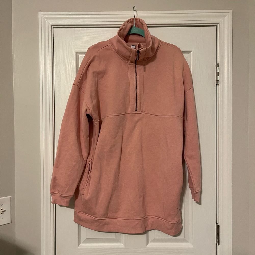 Old Navy, pink, tunic, sweatshirt, size L